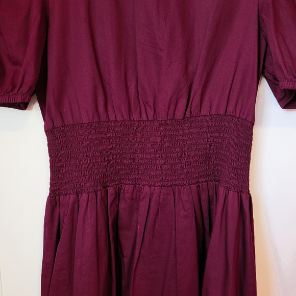Fit&Flare Shirred Waist Mini Dress - Picture 10 of 11